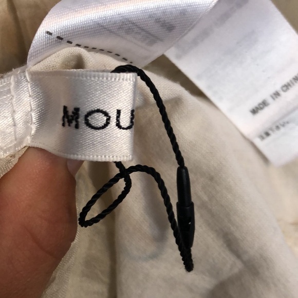 Moussy Fitted Puff Sleeve Top in Gauzy Cream - Picture 7 of 10